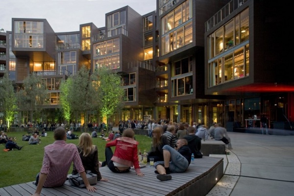 哥本哈根IT大学学生公寓 极具创意圆形建筑