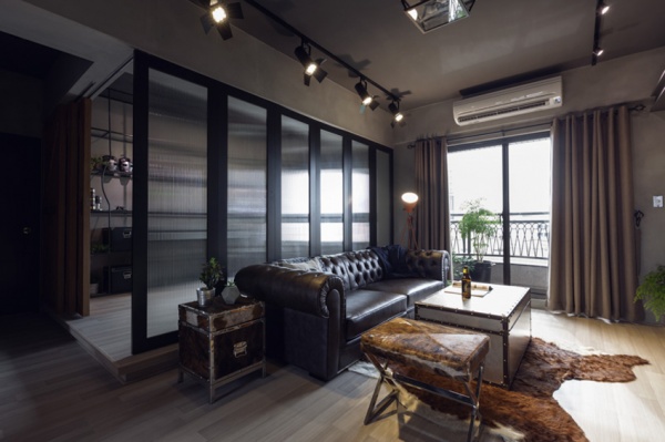 个性化工业风格 台湾高雄92平米美式公寓