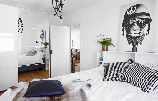 瑞典59平方米北欧简约公寓 超实惠的装修方案