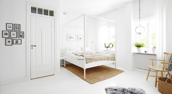宜家风瑞典纯白亮色公寓