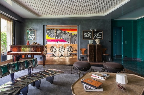 法国巴黎Victor Hugo公寓 自由不羁的色彩搭配