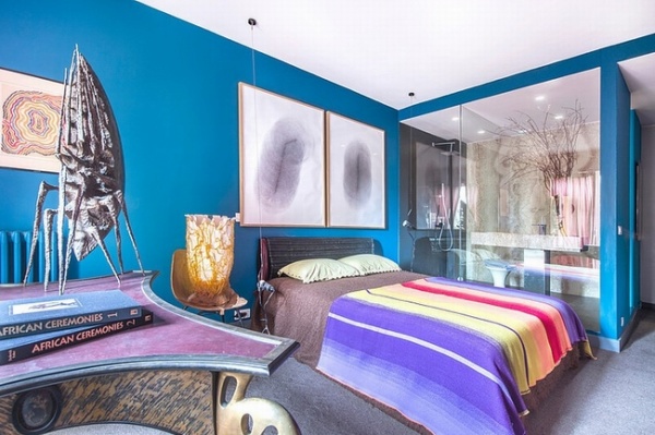 法国巴黎Victor Hugo公寓 自由不羁的色彩搭配