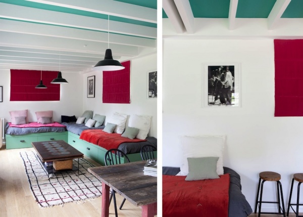 法国多彩混搭风两居室公寓 好玩实用设计方法