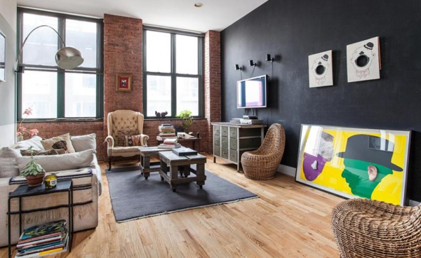 纽约混搭风一居室公寓 学不一样的混搭技巧
