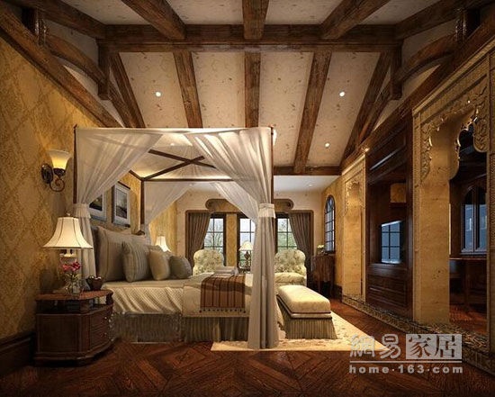 简约雅致的家 自然美式风卧室设计