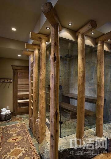 另类卫浴空间设计 回归木系小清新