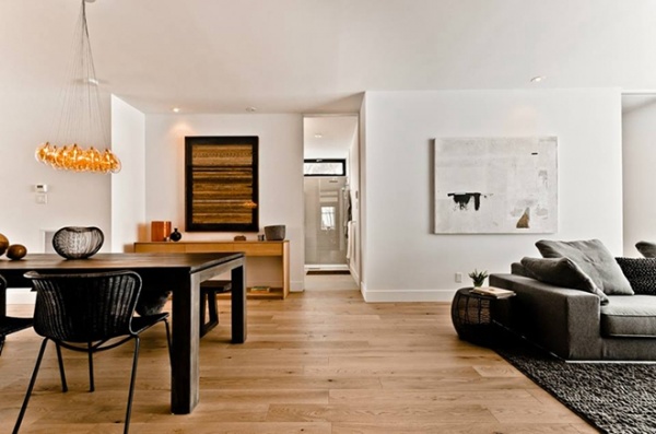 加拿大禅风两居公寓 温润木材让家时尚又舒适
