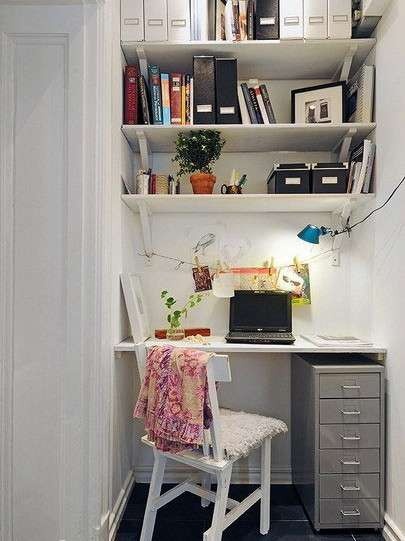 巧妙利用小角落 打造创意书房小空间