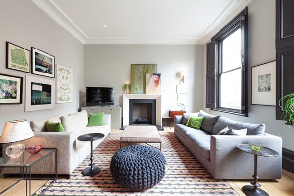 英国文青风一居室公寓 极度舒爽的居家空间