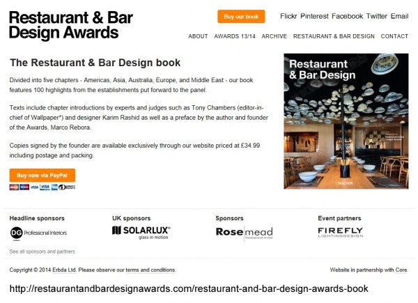 The Restaurant & Bar Design book