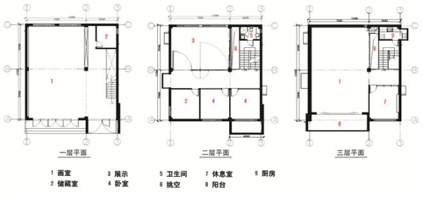 王善祥作品：画家陈心懋画室建筑室内设计