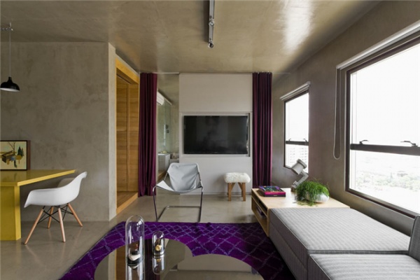 巴西优雅、现代70平米loft公寓（图）