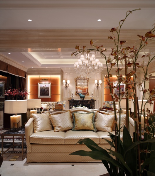 古典欧式风格，新中式风格，客厅设计