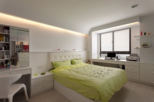 现代简约风格，小户型装修，小户型案例，卧室设计