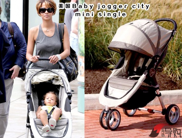 美国Baby jogger city mini single婴儿可坐可躺三轮推车