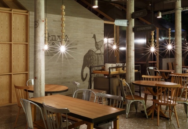 光州Nangman LOFT风格咖啡厅设计