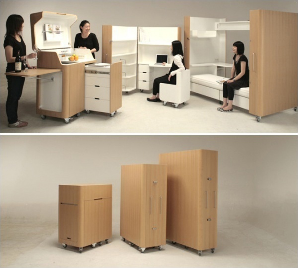 开启潘多拉的魔盒 40-60平小户型创意折叠家具