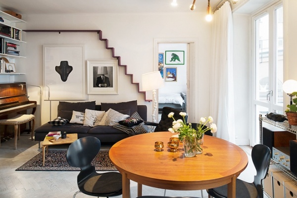 采光超赞的瑞典现代简约风公寓 唯美如画