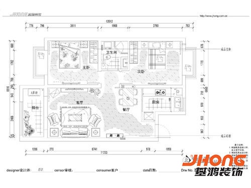 新中式风格风靡 联城海岸锦城93平设计案例