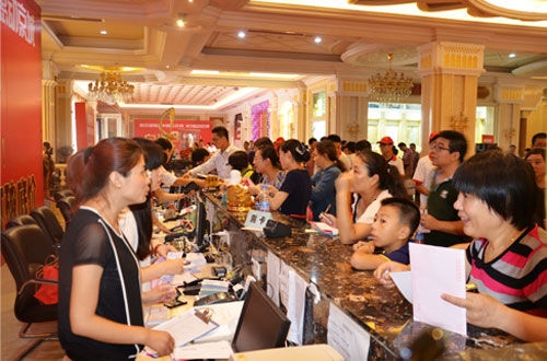 大品牌、平民价格让新中源陶瓷在北京赢得了旺盛的人气