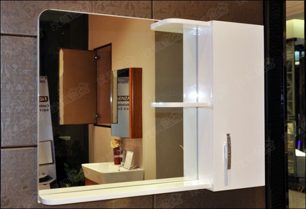 法恩莎实木浴室柜FPGM4697浴室镜与挂柜