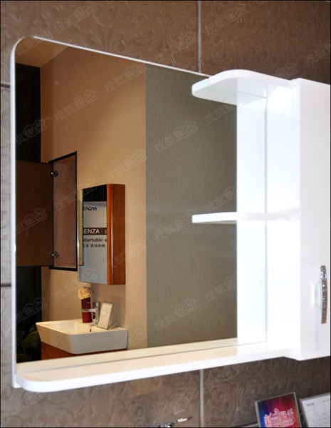 法恩莎实木浴室柜FPGM4697浴室镜
