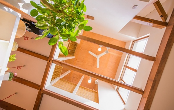 日本名古屋挑高跃层的梦幻木屋 美观又实用