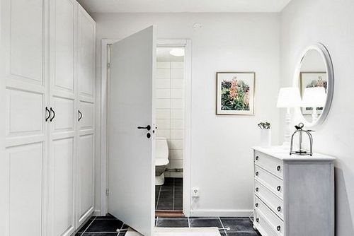 瑞典风格秋季色系公寓 梳妆台