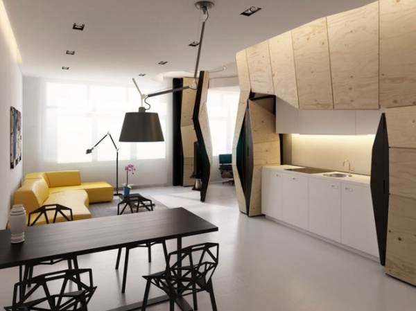 60平米小公寓新装修 最大化利用空间的巧妙设计