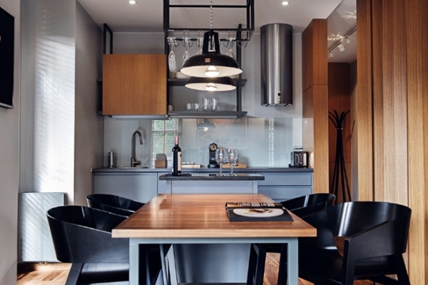波兰现代简约风一居室公寓 富有层次感的家居