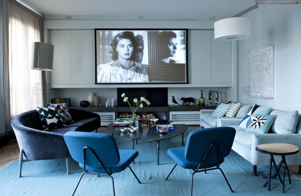 法国现代普普风两居公寓 极具设计感的居家空间