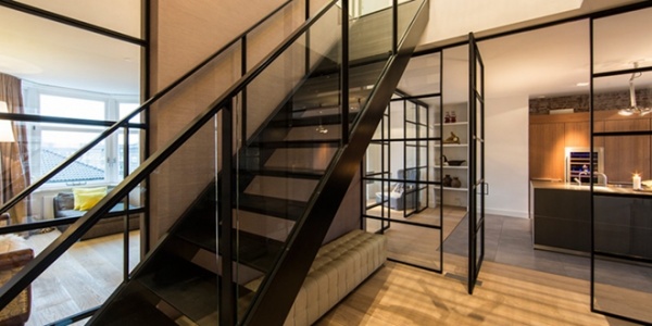 荷兰工业风半开放式公寓 独立通透的家居空间