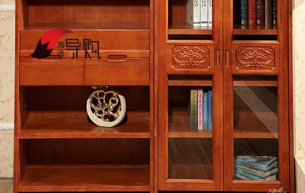 实木书柜的外观设计