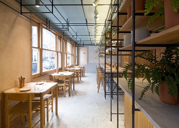 别具一格的英国伦敦OPSO希腊餐厅空间设计