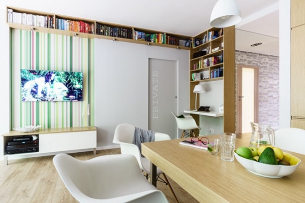 简约风亲子公寓 用色彩定义居家空间风格