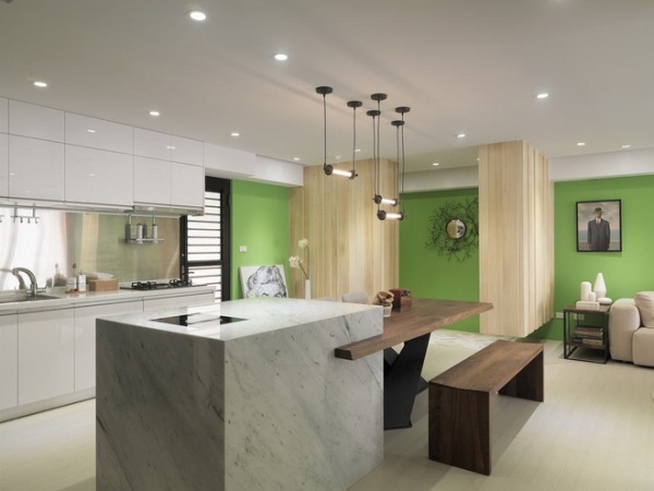 现代风格两室两厅融入绿色彩度 打造清新新生活