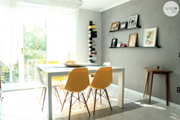 意大利现代混搭风公寓 用灰色打造温暖的居家空间