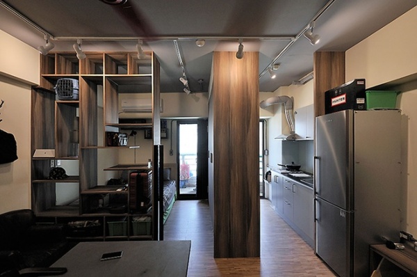 30平米复古工业风一居室 创新设计打造专属空间