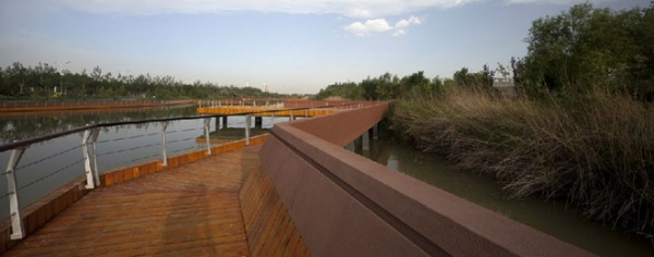 毕路德银川艾依河景观项目入围2014世界建筑节