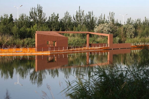 毕路德银川艾依河景观项目入围2014世界建筑节
