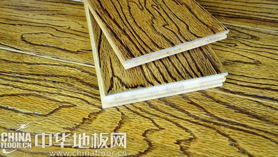 碳浮雕面实竹地板