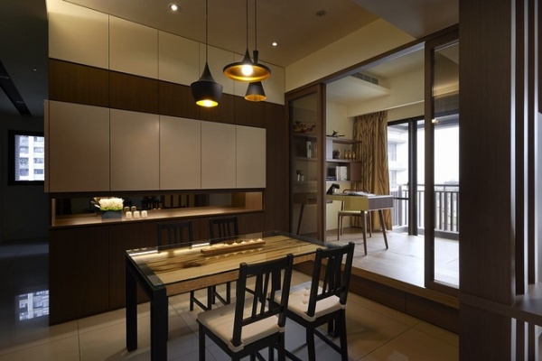 日式新禅风四居室装修 品味与温馨兼具五口之家