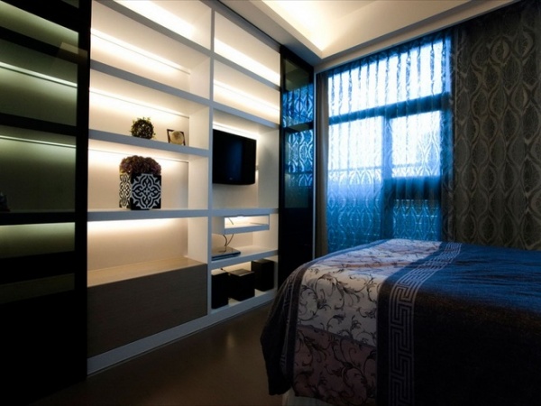 追求质感两室两厅装修 保留高度拥有独立小空间