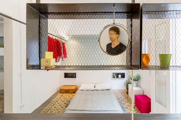新旧混搭西班牙公寓 梳洗空间设计为半开放式