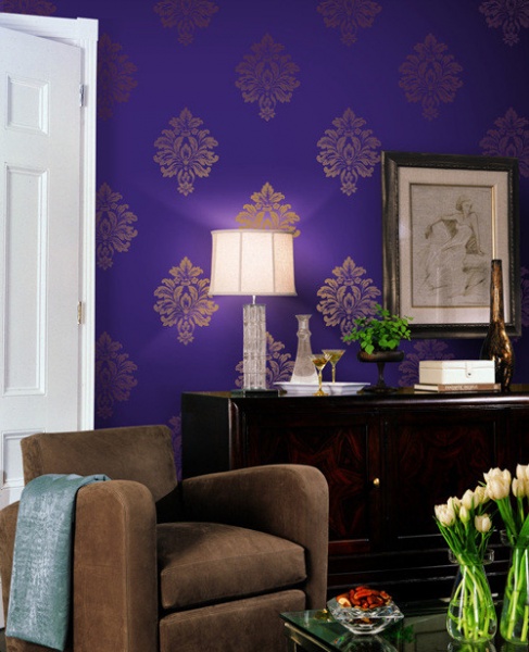 卧室不宜用紫色墙纸