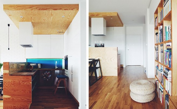 波兰 50平方米小户型多功能收纳型公寓