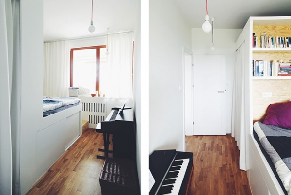 波兰 50平方米小户型多功能收纳型公寓