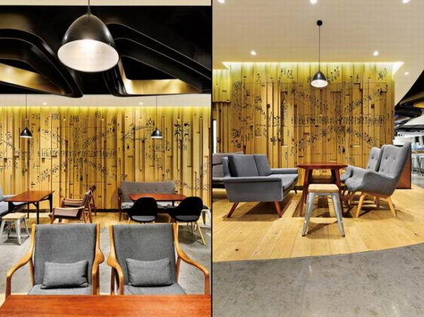 超级豪华大气的香港Chips Republic咖啡馆设计