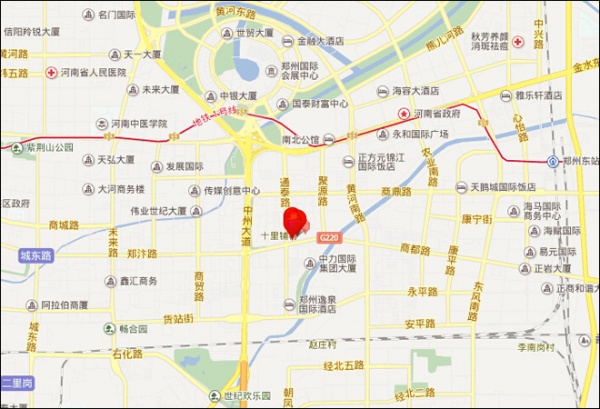 圣象整体厨房郑州居然之家店地理位置
