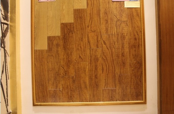 马可波罗鳄榆木瓷砖拼装效果图